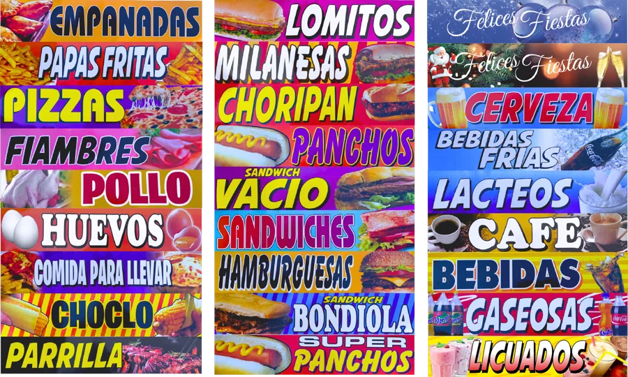 Fajas full color 50x10